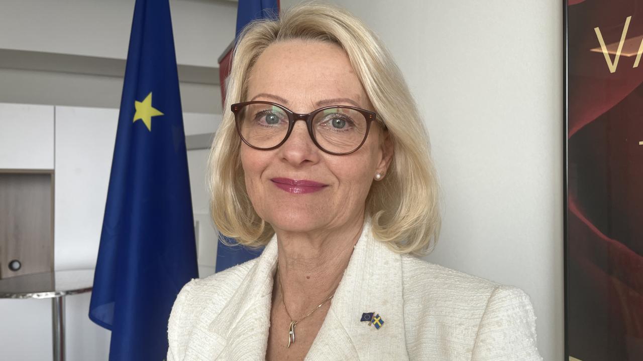 Heléne Fritzon, Socialdemokraternas topp-kandidat i EU-valet, vill att EU-länderna på nationell nivå försöker bli mer jämställda.