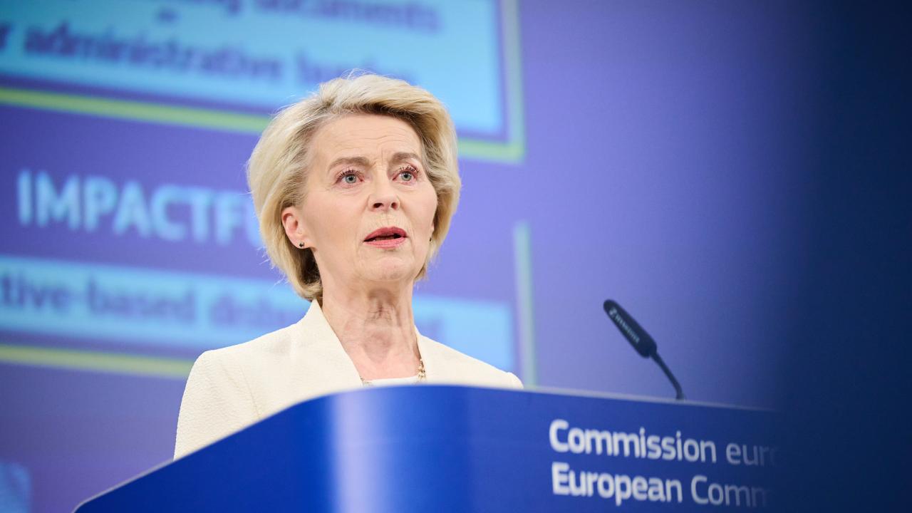 EU-kommissionens ordförande Ursula von der Leyen. Arkivbild.