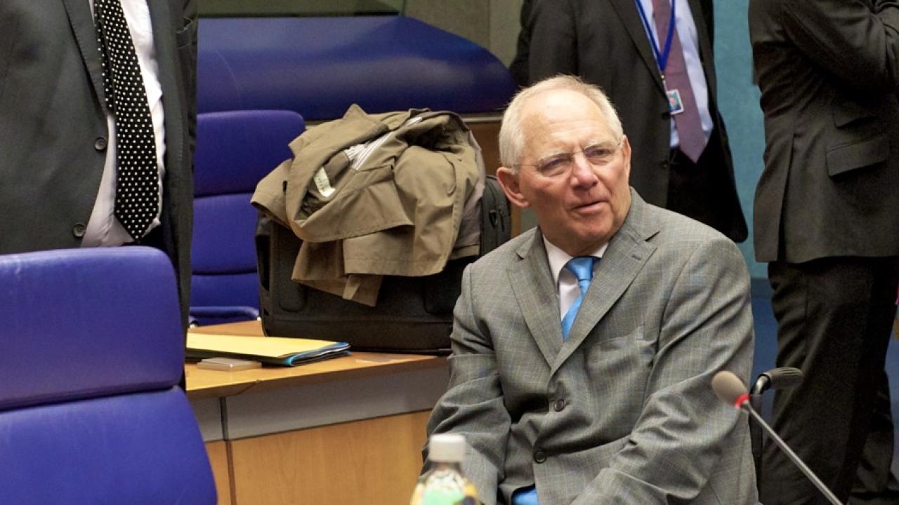 Tysklands finansminister Wolfgang Schäuble. Arkivbild.