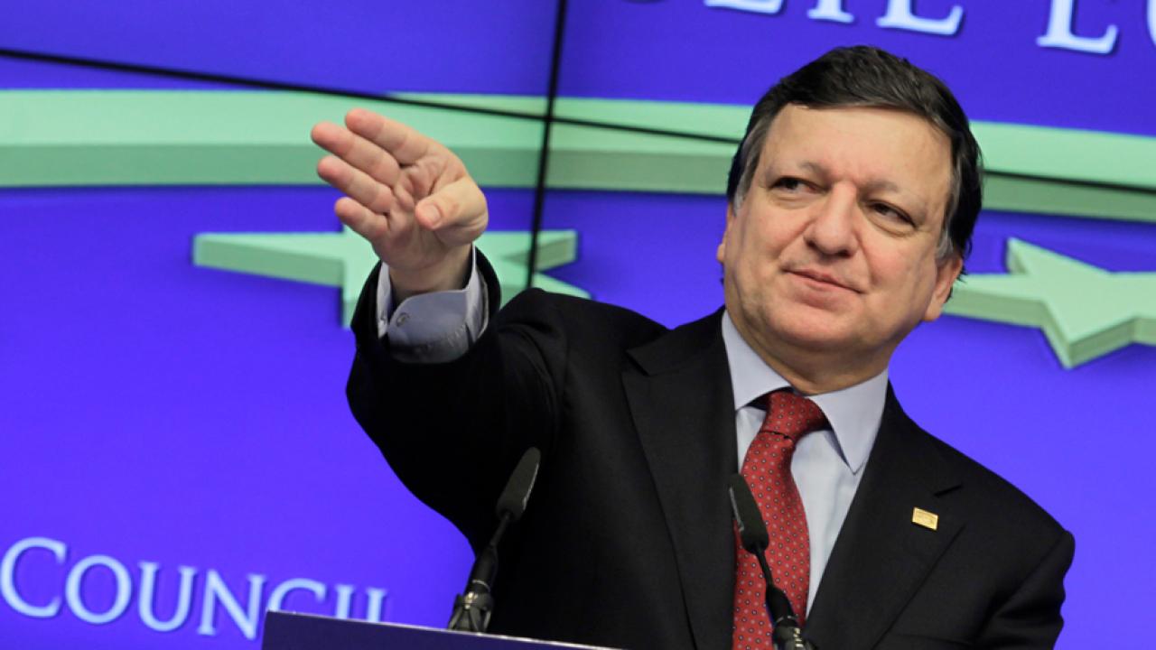 EU-kommissionens ordförande José Manuel Barroso anser att tiden är inne för en bankunion. Arkivbild 