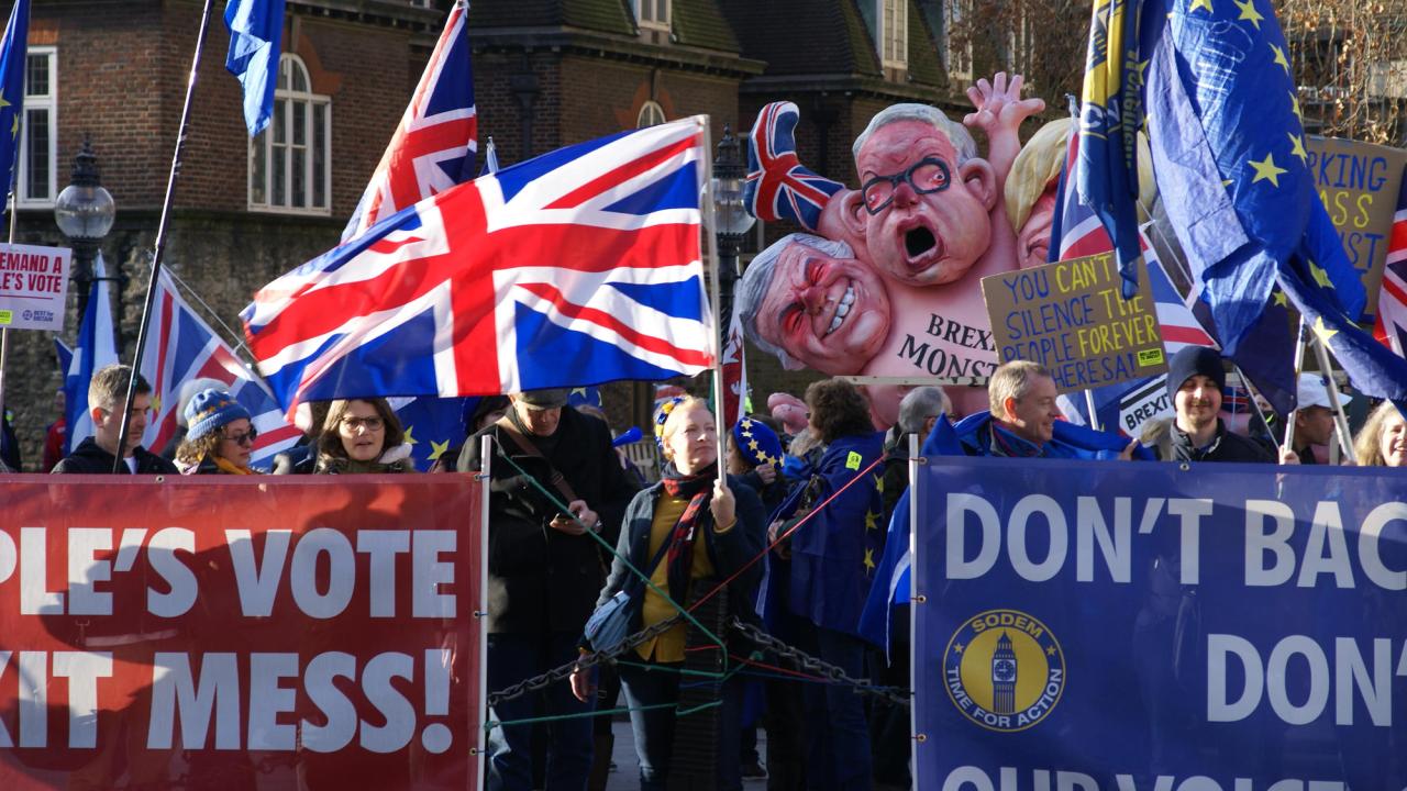 Orolig omvärld. Hur brexit kommer att sluta är ännu oklart.