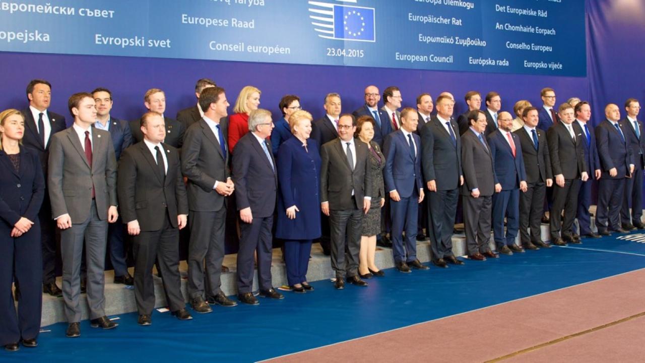 EU-ländernas stats- och regeringschefer. Arkivbild.