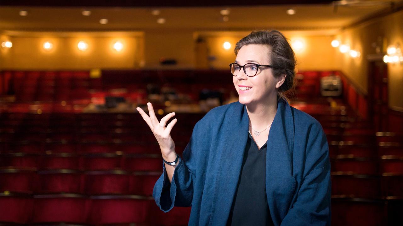 Tilde Björfors grundare av Cirkus Cirkör och årets Europé 2017. Arkivbild.