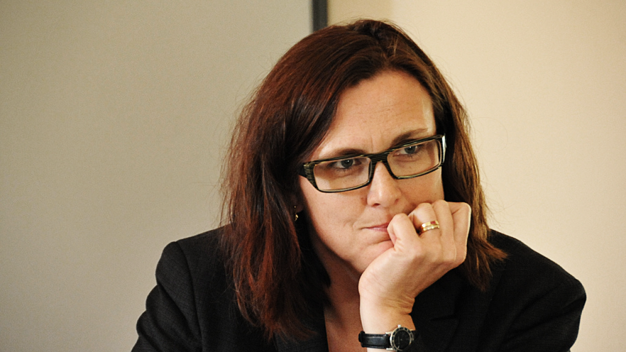 Cecilia Malmström lade fram omstritt förslag om internetblockering.