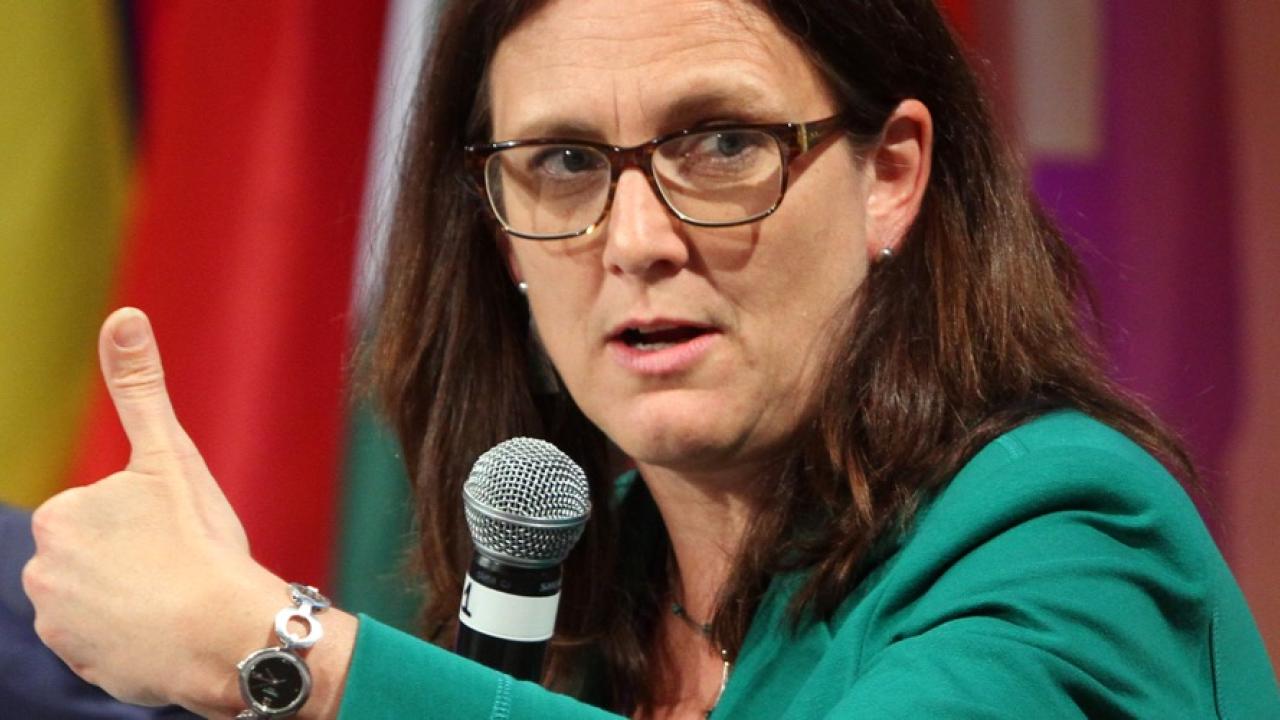 EU:s handelskommissionär Cecilia Malmström. Arkivbild.