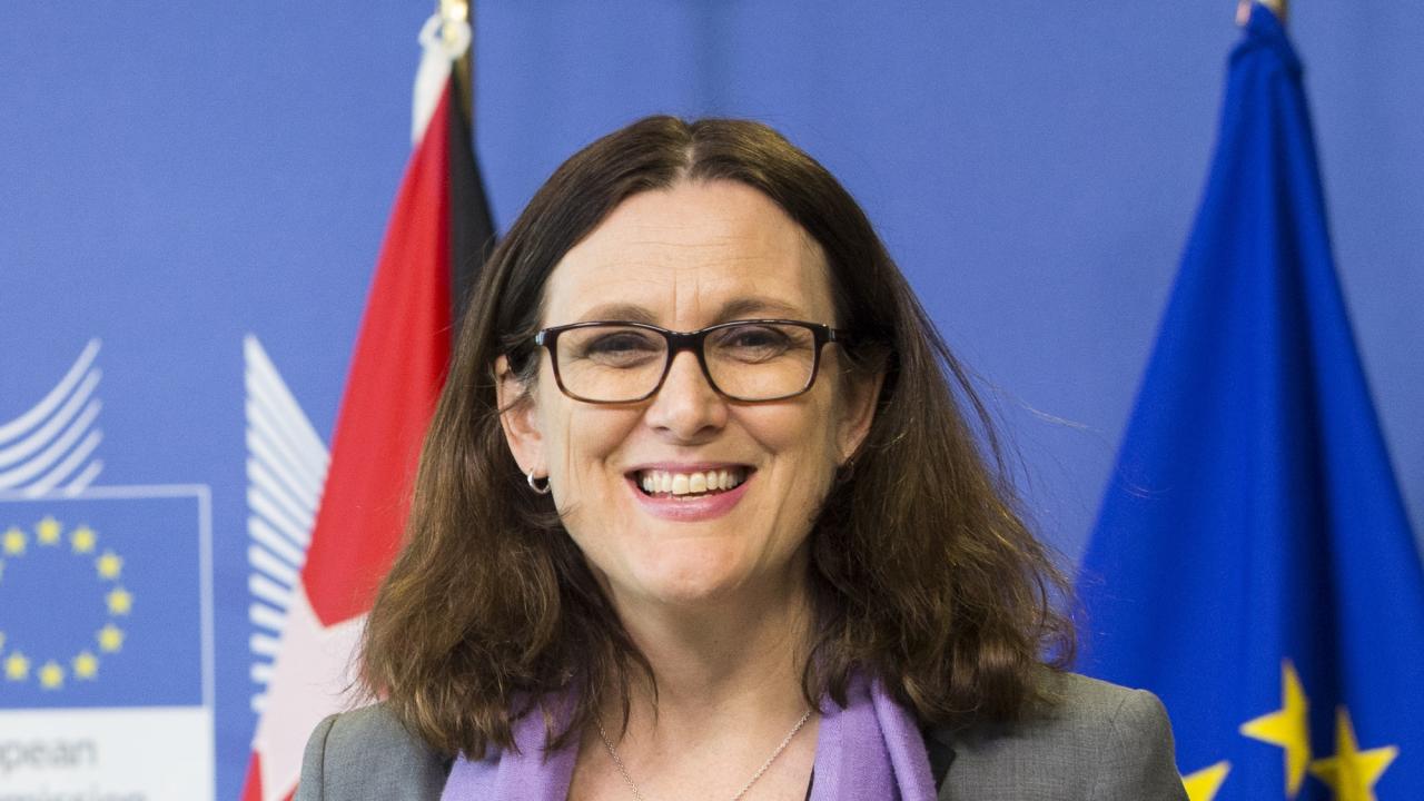 EU:s handelskommissionär Cecilia Malmström. Arkivbild.