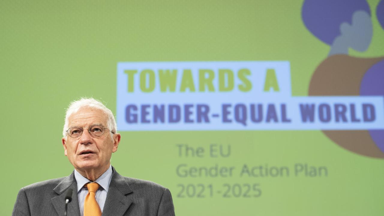 Den spanske socialdemokraten Josep Borrell är EU-kommissionens höga representant och vice ordförande. 