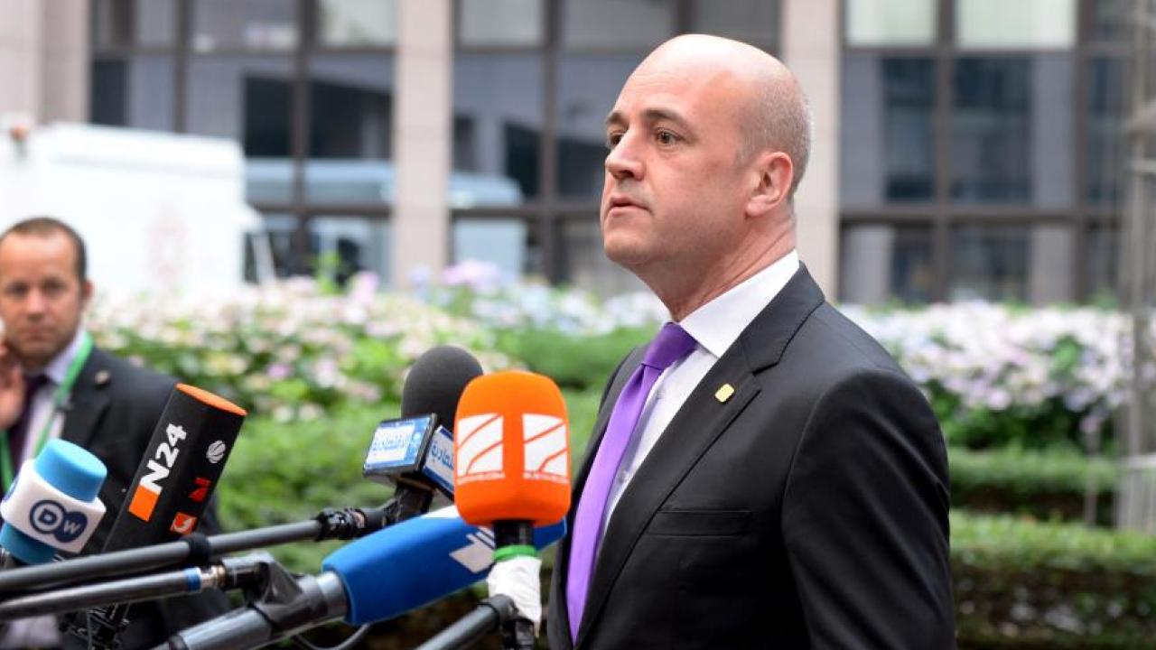 Statsminister Fredrik Reinfeldt. 