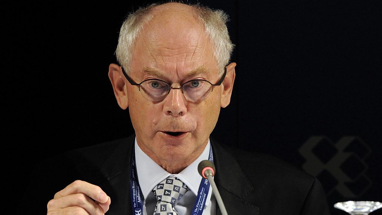 Ordförande i Europeiska rådet Herman van Rompuy. Arkivbild.