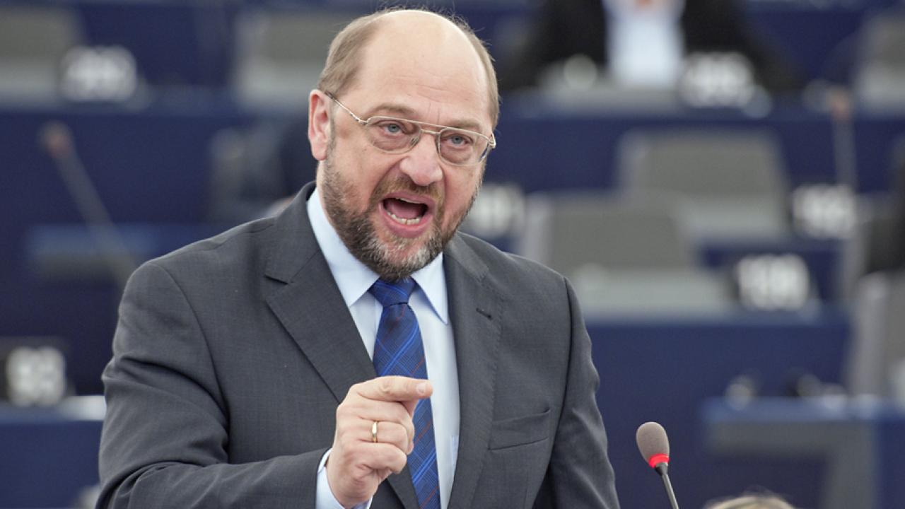 EU-parlamentets talman Martin Schulz. Arkivbild. EU-parlamentets talman Martin Schulz. Arkivbild.