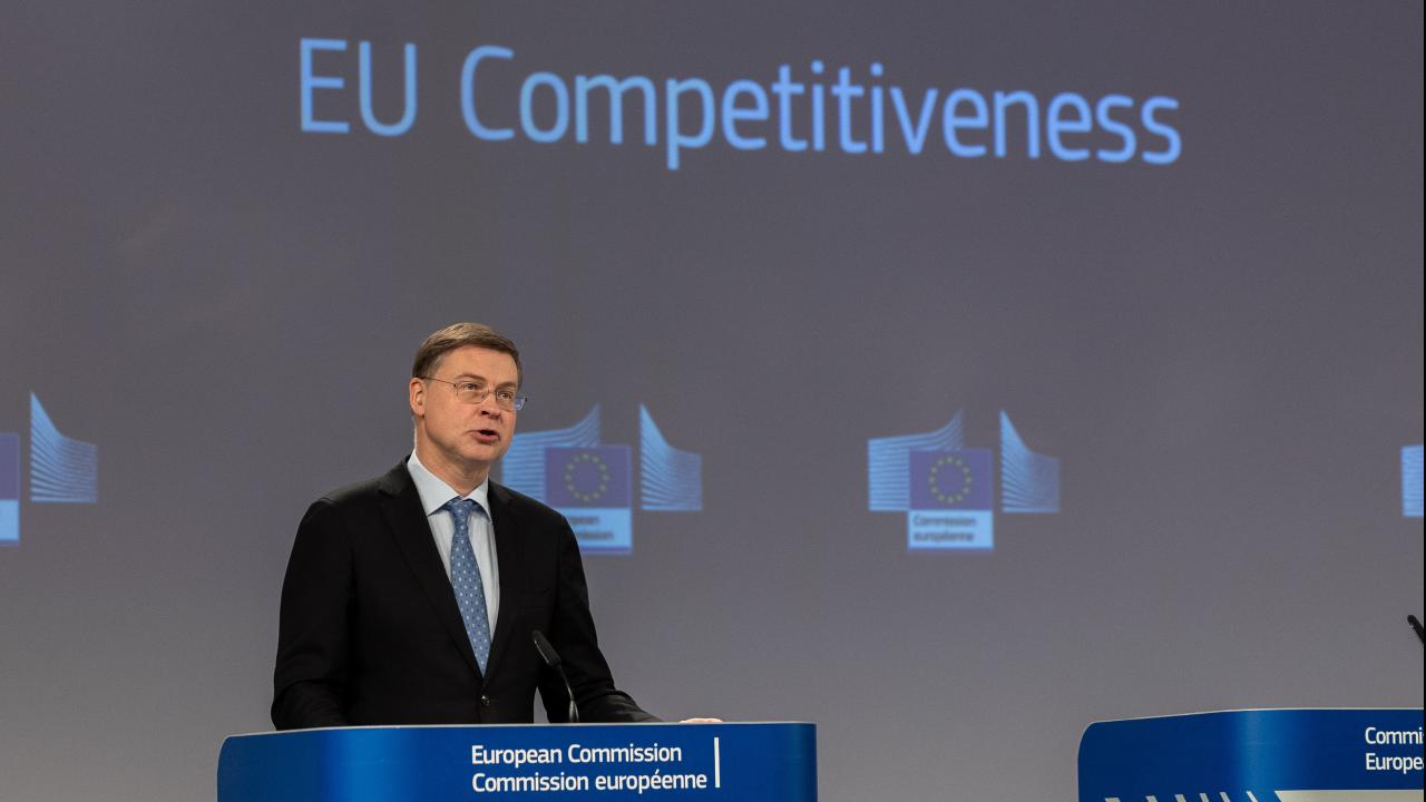 EU-kommissionär Valdis Dombrovskis.