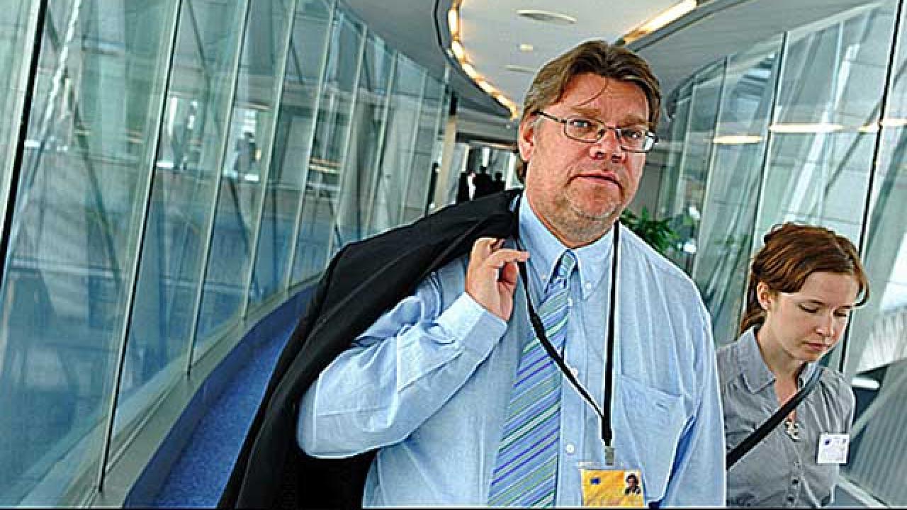 Sannfinländarnas ledare Timo Soini var EU-parlamentariker 2009-2011. Arkivbild. Sannfinländarnas ledare Timo Soini var EU-parlamentariker 2009-2011. Arkivbild.