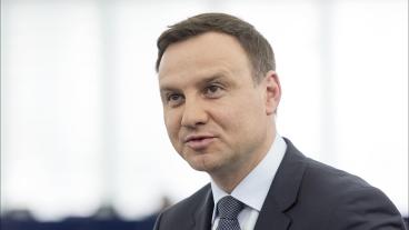 Polens president Andrzej Duda. Arkivbild.