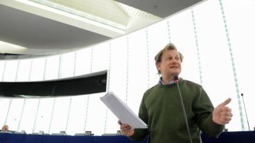 Carl Schlyter i EU-parlamentet. Arkivbild.