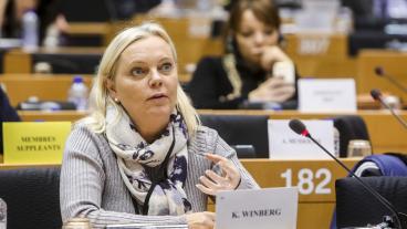EU-kandidaten Kristina Winberg sparkas med omedelbar verkan från Sverigedemokraternas EU-vallista.