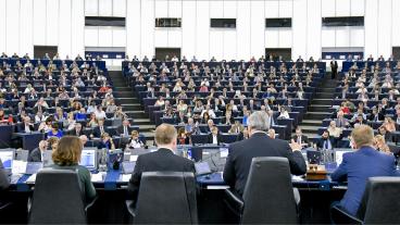 Session i EU-parlamentet i Strasbourg. Arkivbild.