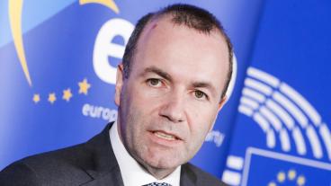 Den tyske kristdemokratiske EU-parlamentarikern Manfred Weber kan bli EU-kommissionens nästa ordförande. Arkivbild.