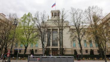 Ryska ambassaden i Berlin. Arkivbild.