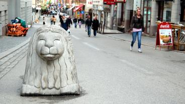 Drottninggatan i Stockholm. Bilden är något beskuren.