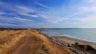 Råå vallar utanför Helsingborg är ett av fyra svenska badvatten som inte klarar EU:s badvattenkrav. Arkivbild.