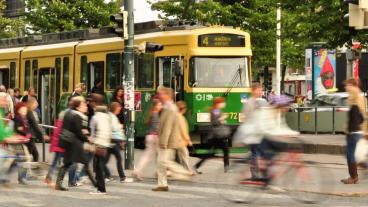 Spårvagnar och annan kollektivtrafik kommer stå stilla under fredagen. Arkivbild.