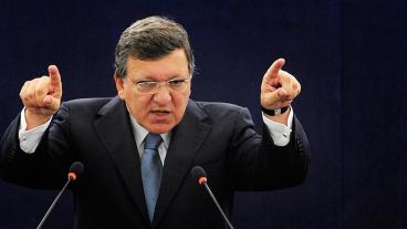 Kommissionens ordförande José Manuel Barroso under sitt årliga linjetal om EU.