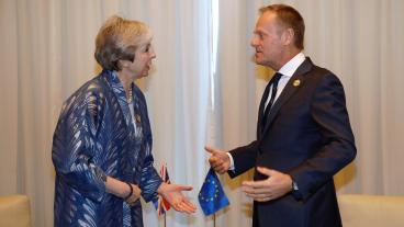 Storbritanniens premiärminister Theresa May och Europeiska rådets ordförande Donald Tusk träffades nyligen och pratade brexit på den egyptiska badorten Sharm el-Sheik.
