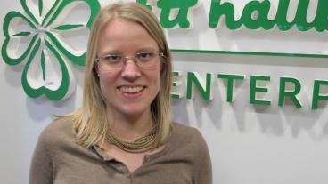 I EU-parlamentet ska Kristina Yngwe (C) bland annat verka för att unionens slaktgrisar får det bättre.