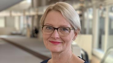 Heléne Fritzon är Socialdemokraternas toppkandidat i EU-valet. 