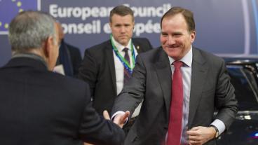 Statsminister Stefan Löfven (S) träffar sina europeiska kollegor på toppmöte i Bryssel torsdag och fredag. 