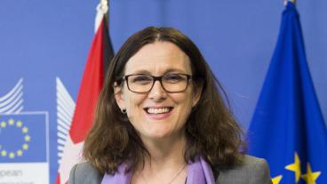 EU:s handelskommissionär Cecilia Malmström. Arkivbild.