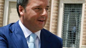 Italiens premiärminister Matteo Renzi (S).