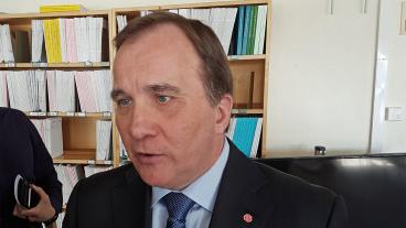Statsminister Stefan Löfven (S) gav på tisdagen sin EU-vision. Det konkurrenskraftiga och sociala Europa.