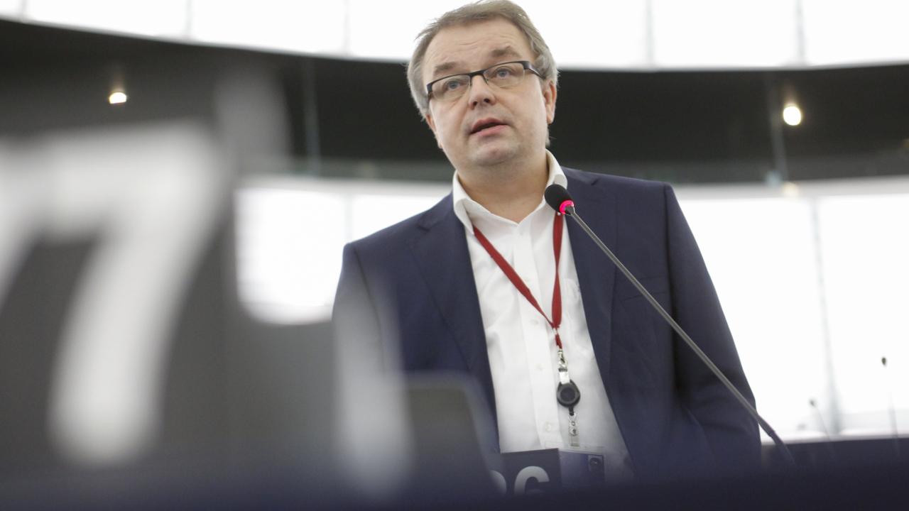 Den tyske EU-parlamentarikern Jens Geier menar att kommissionen får oförtjänt skäll för felen i EU-budgeten. Arkivbild.