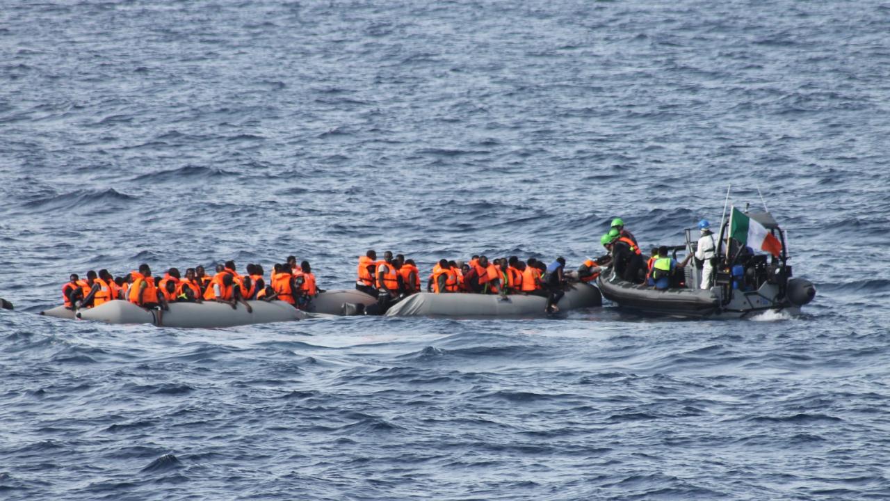 Solidaritetsuppgörelsen gäller omfördelning av främst personer som ankommer EU via Medelhavet. Arkivbild.