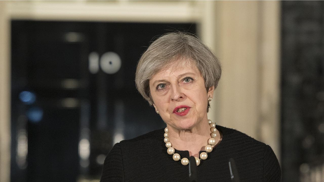 Storbritanniens premiärminister Theresa May. Arkivbild.