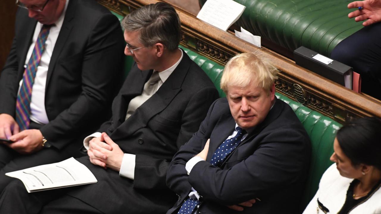 Storbritanniens konservative premiärminister Boris Johnson. Arkivbild.