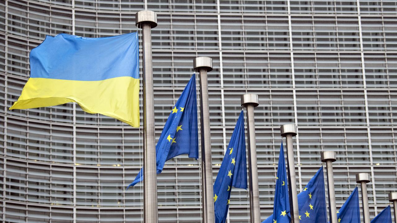 EU-kommissionen väntas senare i månaden publicera en utvidgningsrapport om Ukraina. Arkivbild.