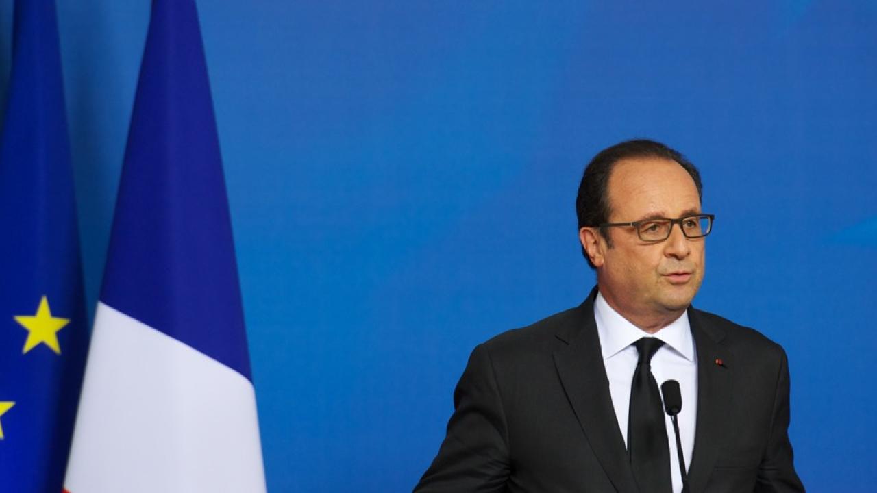 Frankrikes president François Hollande. Arkivbild.