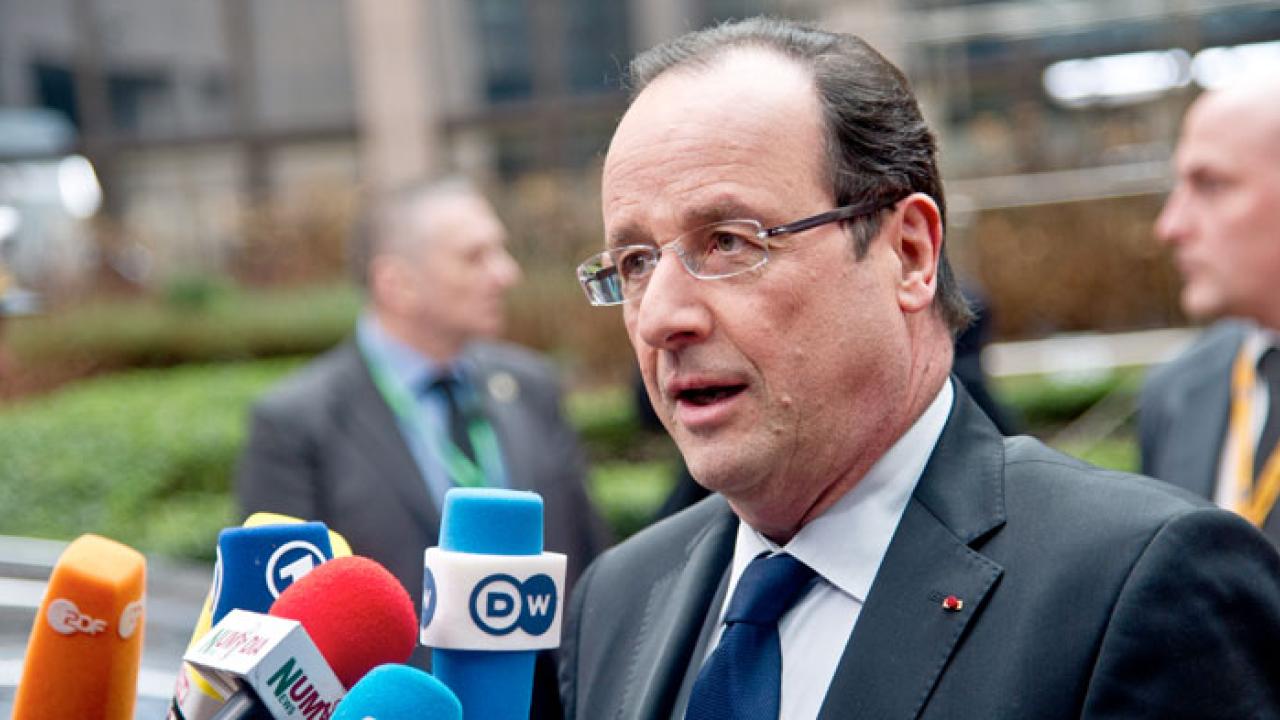 Frankrike anser, tillsammans med andra länder, att denna sociala målsättning för Europa måste utvecklas och växa genom konkreta initiativ och handlingar. Det skriver Jean-Pierre Lacroix, Frankrikes ambassadör i Sverige. I bild: Frankrikes president François Hollande.