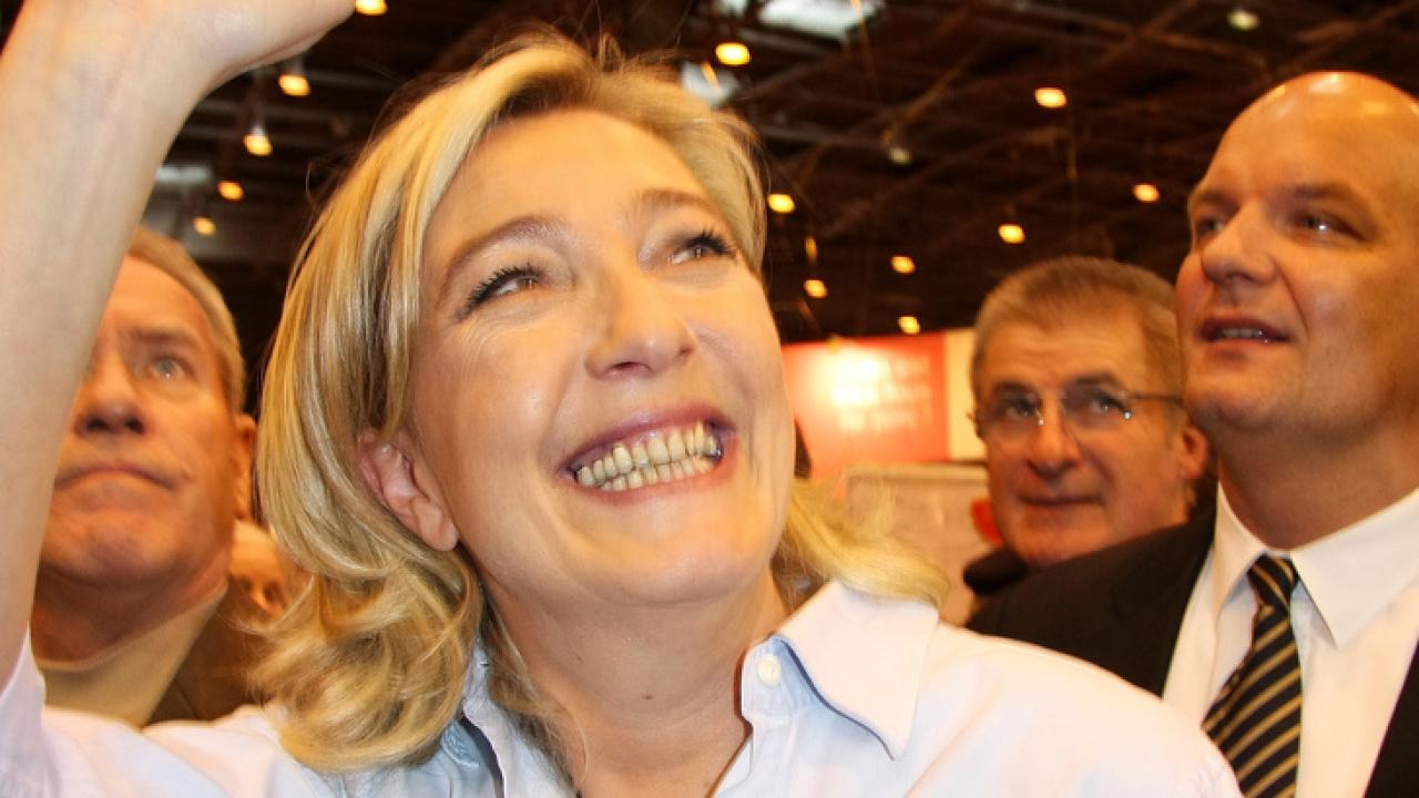 Front Nationals Marine Len Pen fick stöd av 6,5 miljoner fransmän i första valomgången.