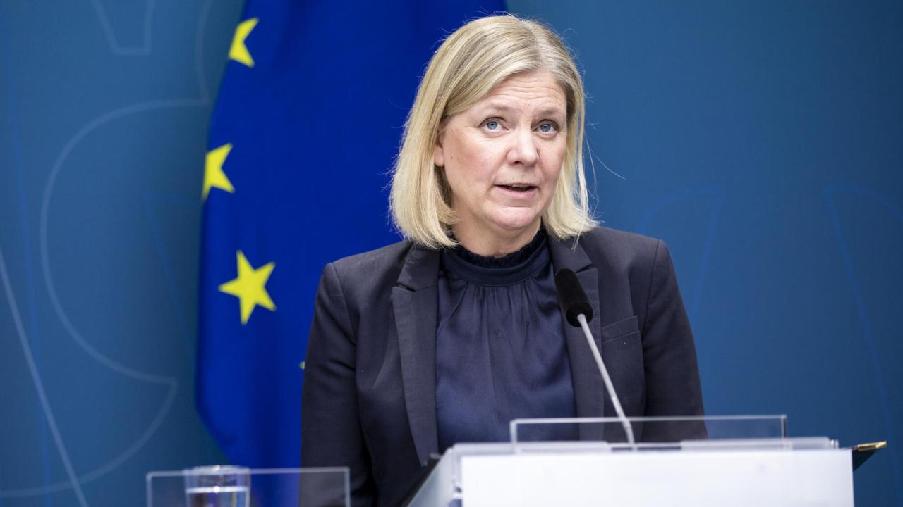 Statsminister Magdalena Andersson deltar i EU-toppmötet i Bryssel 30-31 maj 2022. 