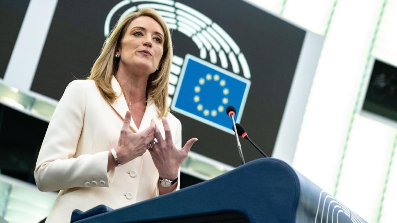 Europaparlamentets talman Roberta Metsola lyfter tre politiska frågor som hon menar att EU-kommissionen måste fokusera på.