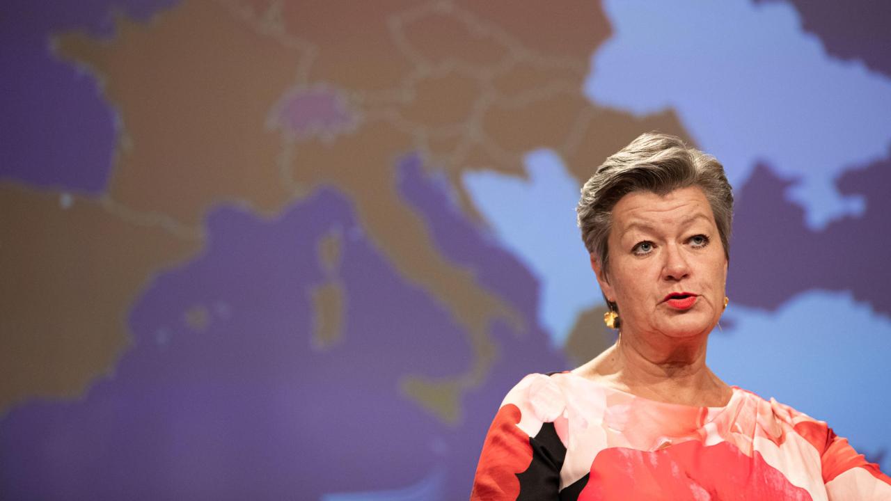 EU:s inrikeskommissionär Ylva Johansson.