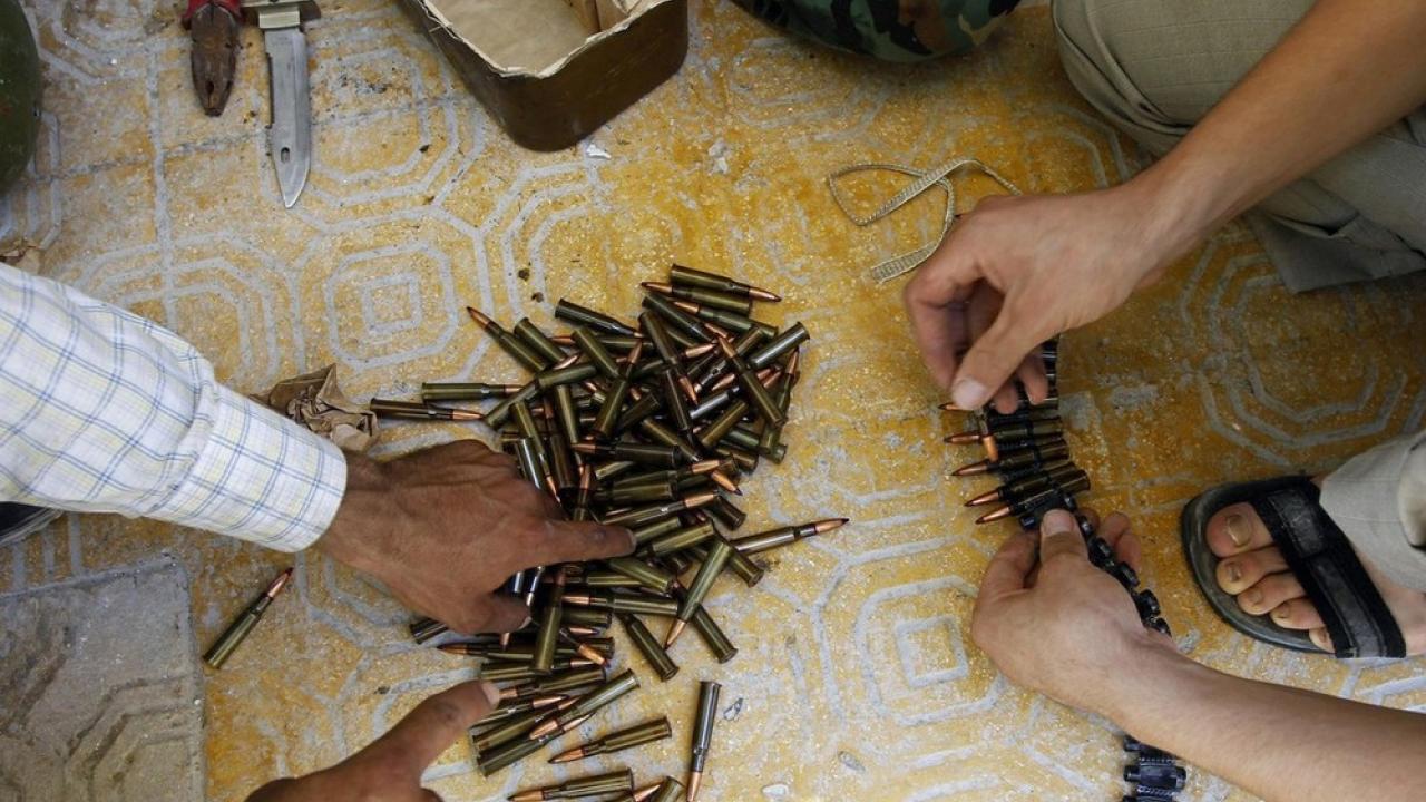 Stridande västerlänningar i krigszoner som Syrien är ett växande hot i EU, hävdar europeiska säkerhetstjänster. Arkivbild.