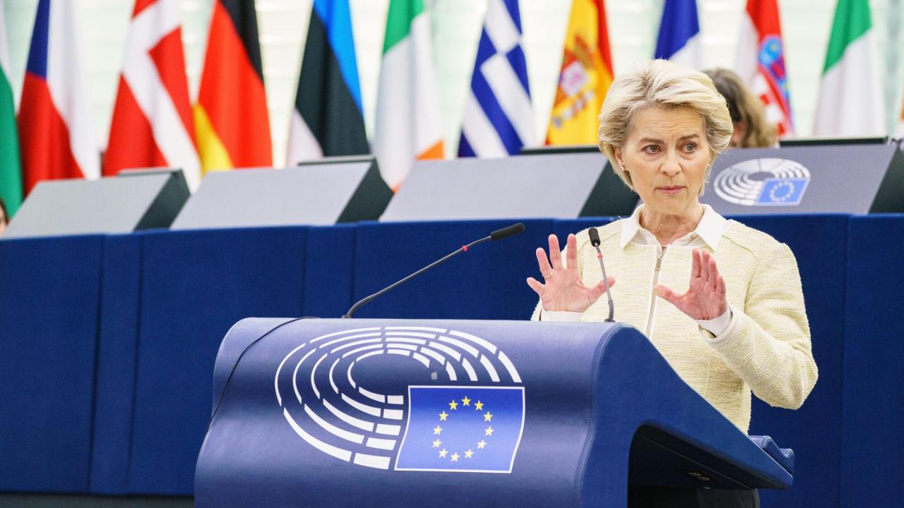 EU-kommissionens ordförande Ursula von der Leyen presenterade på onsdagen ett förslag på ett sjätte sanktionspaket mot Ryssland. 
