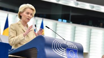 Kommissionsordförande Ursula von der Leyen presenterade på tisdagen 38 nya förslag som kommer under 2026. Arkivbild Kommissionsordförande Ursula von der Leyen presenterade på tisdagen 38 nya förslag som kommer under 2026. Arkivbild