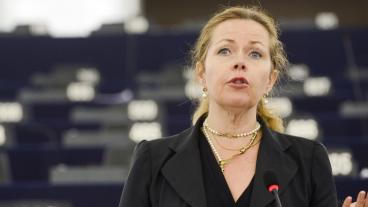 Cecilia Wikström (L) ansvarar för arbetet med asylförslaget i EU-parlamentet. Arkivbild.