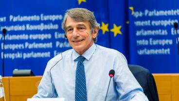 David Sassoli  Europaparlamentets talman.