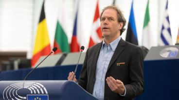 Pär Holmgren (MP), under onsdagens debatt i Europaparlamentet den 20:e oktober.